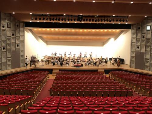 2018年　茨城県吹奏楽コンクール　ホール練習